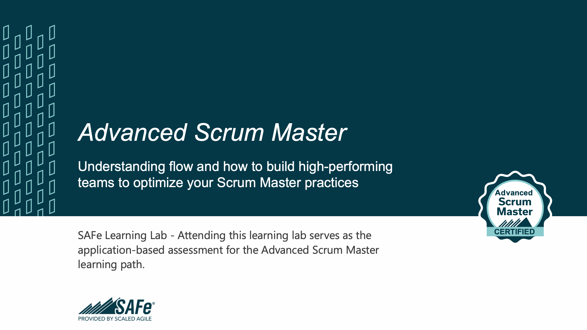 Advanced Scrum Master